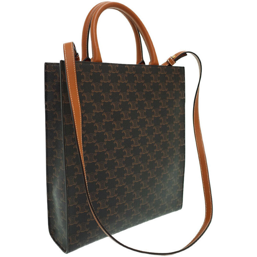 Celine Triomphe Canvas Vertical Cabas Bag - Picture 2 of 5